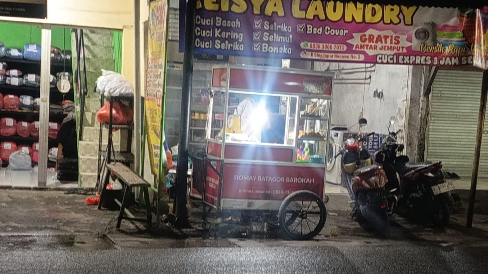 Sunset in the mountains